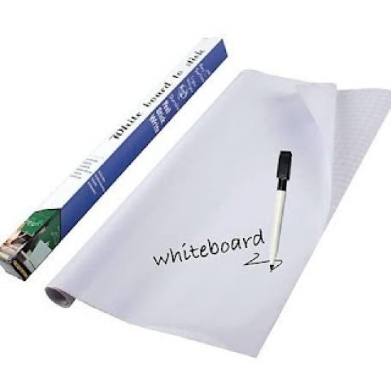 45cm x 200cm White Board Sticker